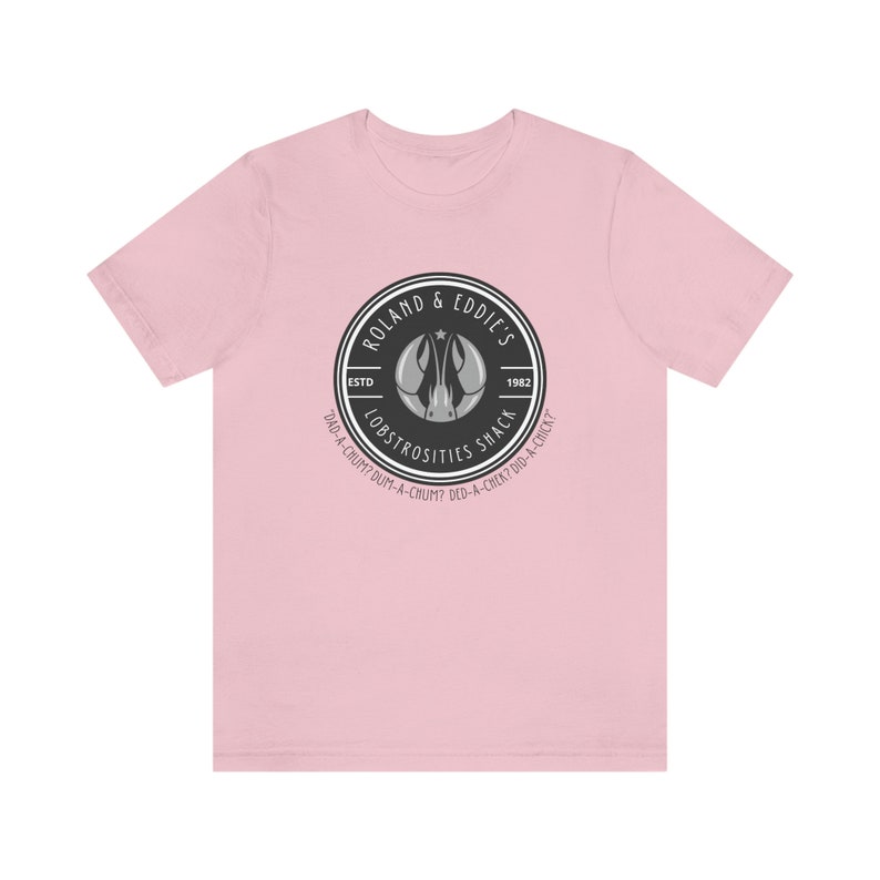 Stephen King Shirt - Dark Tower - Lobstrosities Unisex Jersey Camiseta de manga corta Gráfico divertido Stephen King book lover Shirt Pink