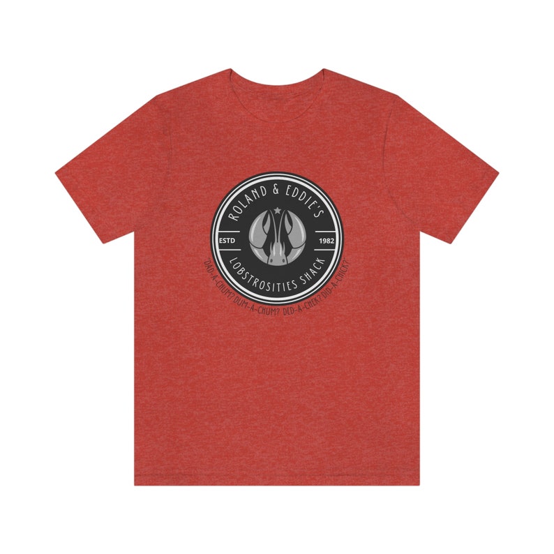 Stephen King Shirt - Dark Tower - Lobstrosities Unisex Jersey Camiseta de manga corta Gráfico divertido Stephen King book lover Shirt Heather Red