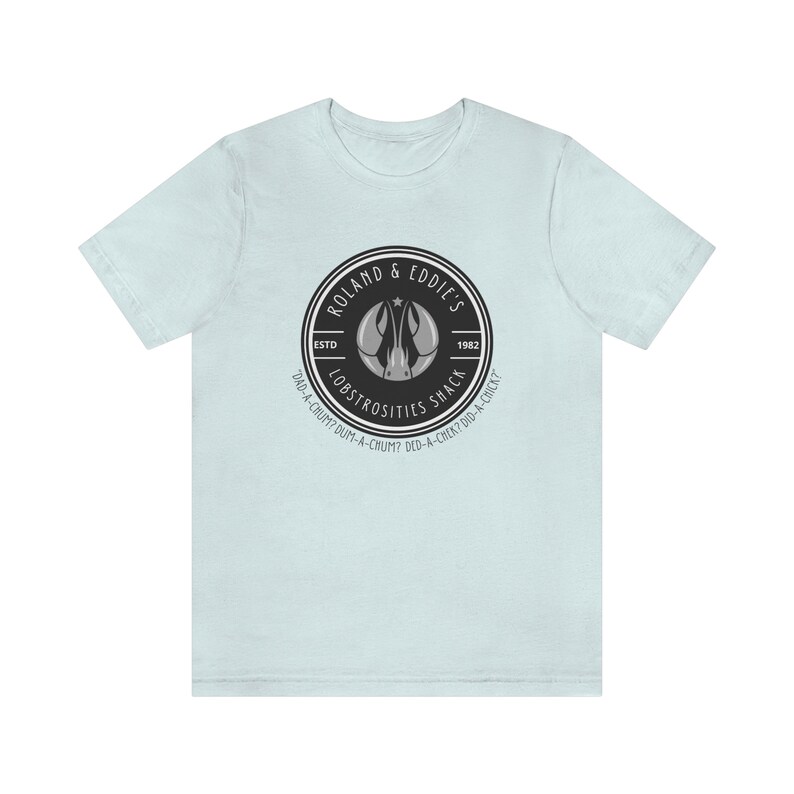 Stephen King Shirt - Dark Tower - Lobstrosities Unisex Jersey Camiseta de manga corta Gráfico divertido Stephen King book lover Shirt Heather Ice Blue