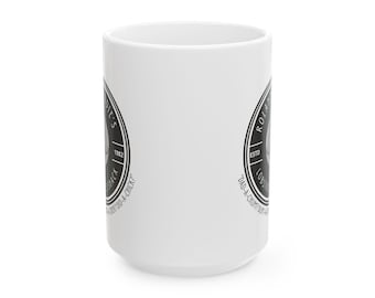 Taza de café bicolor de la serie de libros La Torre Oscura de Stephen King, Roland y Eddie's Lobstrosities Shack