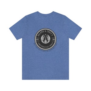 Stephen King Shirt - Dark Tower - Lobstrosities Unisex Jersey Camiseta de manga corta Gráfico divertido Stephen King book lover Shirt Heather Columbia Blue