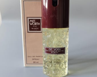 Worth Paris Miss Worth Eau De Parfum 59ml Fl. Oz. 2 Splash Perfume