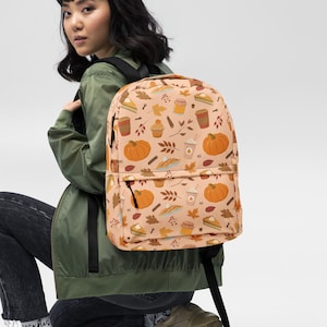 Pumpkin Backpack - Etsy