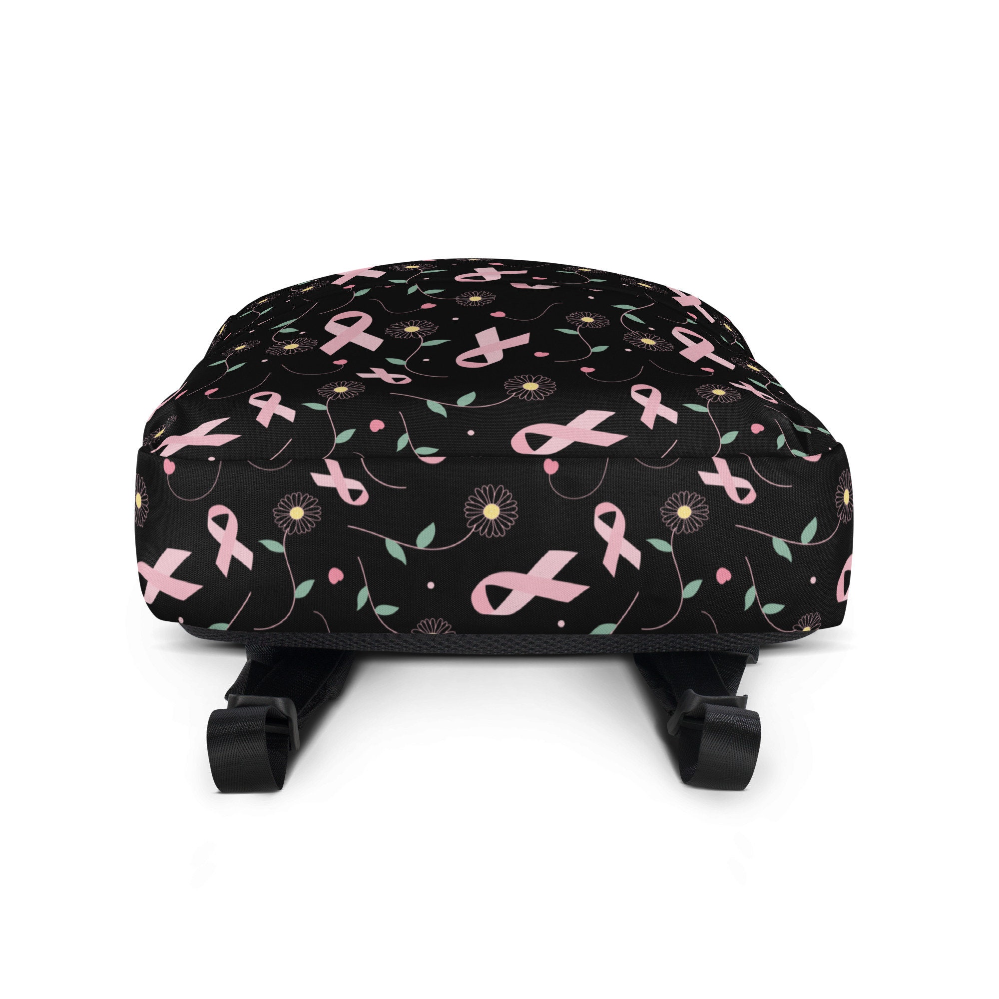 Breast Cancer Awareness Backpack for Women, Floral Pink 