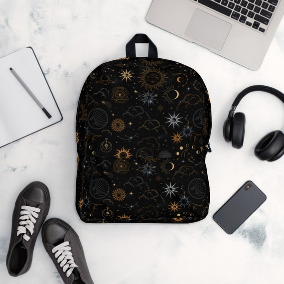 Moonlight Color Backpack Moon And Stars Backpack