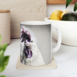 How I feel before coffee Chicken Ceramic Mug 11oz