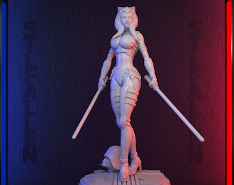 Star Wars Ashoka Tano 3D Printable STL File -Instant Download - Fast and Easy  Google Drive" STL FILE