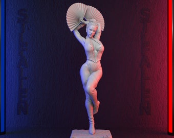 Kitana Statue - Mortal Kombat 3D Printable STL File -Instant Download - Fast and Easy  Google Drive" STL FILE