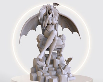 Morrigan 3D Printable STL File -Instant Download - Fast and Easy  Google Drive" STL FILE