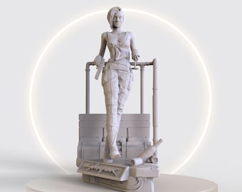 Cyberpunk Judy Alvarez3D Printable STL File -Instant Download - Fast and Easy  Google Drive" STL FILE