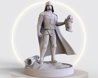 Darth Vader Diorama 3D Printable STL File -Instant Download - Fast and Easy  Google Drive" STL FILE