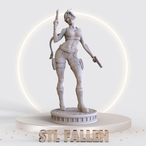 Tomb Raider Lara Croft 3D Printable STL File -Instant Download - Fast and Easy  Google Drive&quot; STL FILE