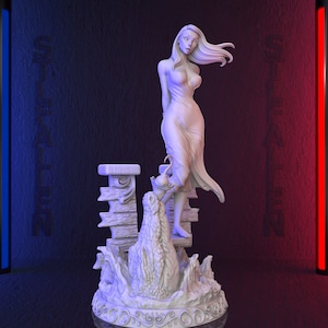 Popiersie Wendy (Piotrusia Pana) Plik STL do druku 3D - Natychmiastowe pobranie - Szybki i łatwy plik STL Google Drive