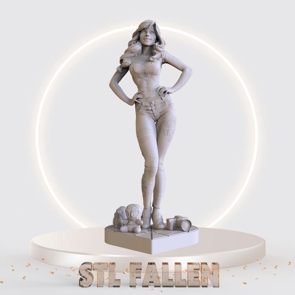 Mary Jane 3D Printable STL File -Instant Download - Fast and Easy  Google Drive" STL FILE