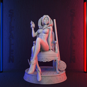 Classic Harley Q 3D Printable STL File -Instant Download - Fast and Easy  Google Drive&quot; STL FILE
