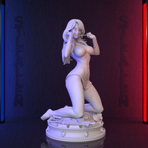 スパイダー ブラック キャット 3D 印刷可能な STL ファイル - 即時ダウンロード - Google ドライブで高速かつ簡単" STL ファイル