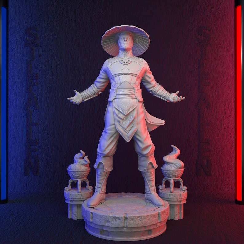 Raiden Mortal Kombat 3D Printable STL File -instant Download - Fast and ...