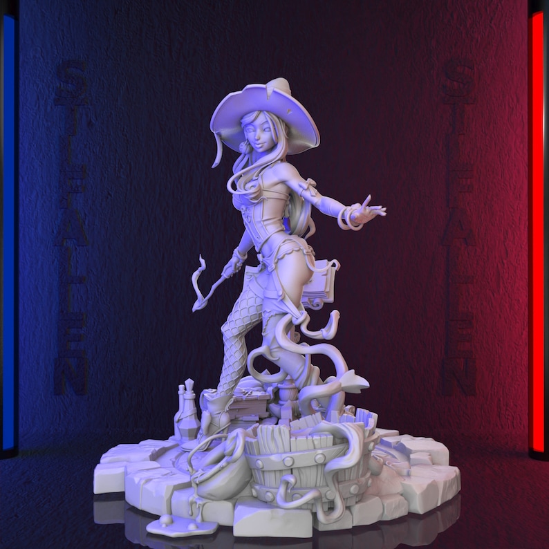 Witch 3D Printable STL File -instant Download - Fast and Easy Google ...