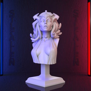 Medusa bust 3D Printable STL File -Instant Download - Fast and Easy  Google Drive" STL FILE