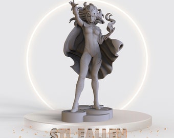 Scarlet Witch 3D afdrukbaar STL-bestand -Direct downloaden - Snel en eenvoudig Google Drive "STL-BESTAND