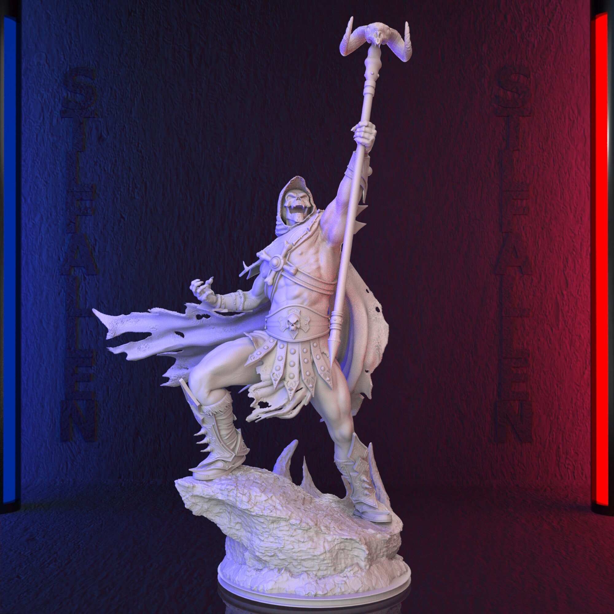 Skeletor Realistic 3D Printable STL File instant Download - Etsy