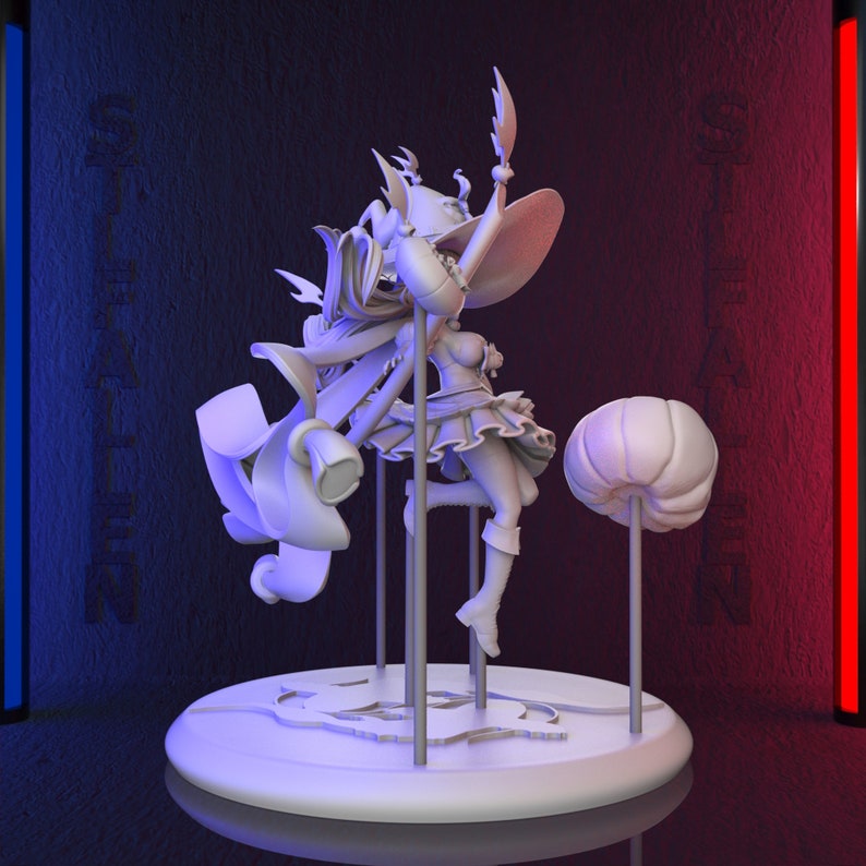 Little Witch Halloween 3D Printable STL File -instant Download - Fast ...