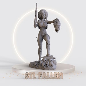 Lady Lobo 3D Printable STL File -Instant Download - Fast and Easy  Google Drive&quot; STL FILE
