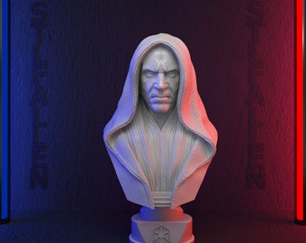 Darth Maul Bust Star Wars 3D Archivo STL imprimible - Descarga instantánea - Rápido y fácil Google Drive" ARCHIVO STL
