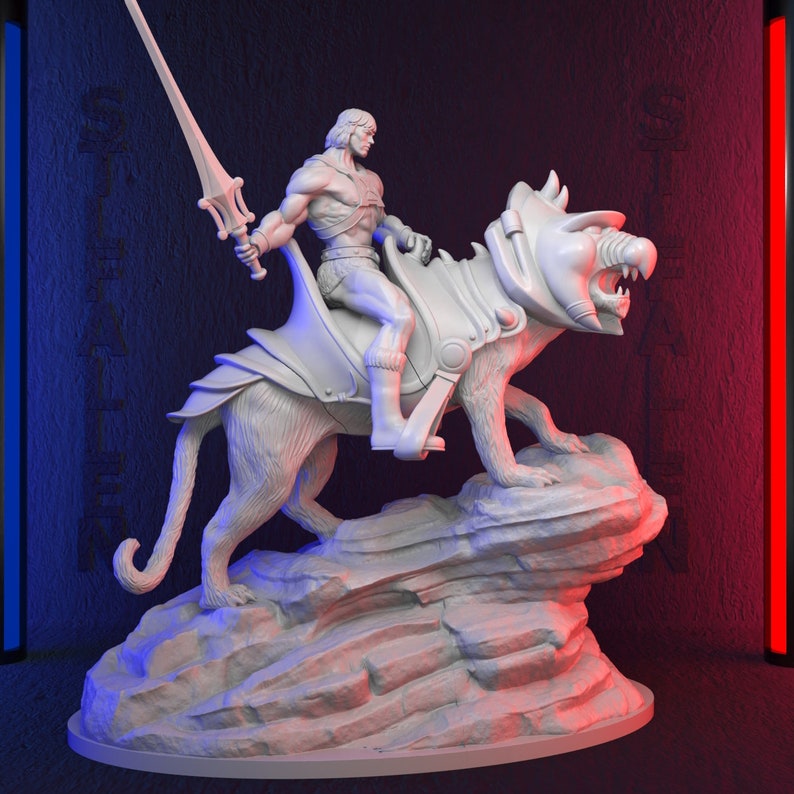 He-man 3D Printable STL File instant Download Fast and Easy Google ...