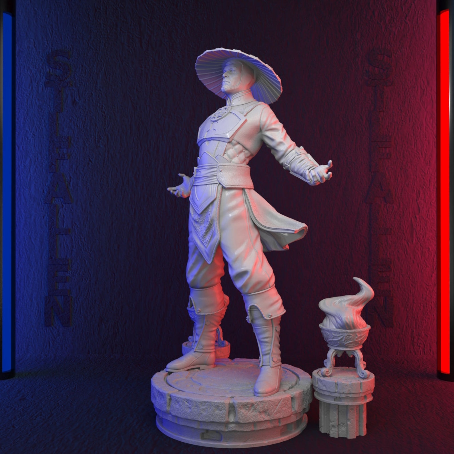 Raiden Mortal Kombat 3D Printable STL File -instant Download - Fast and ...