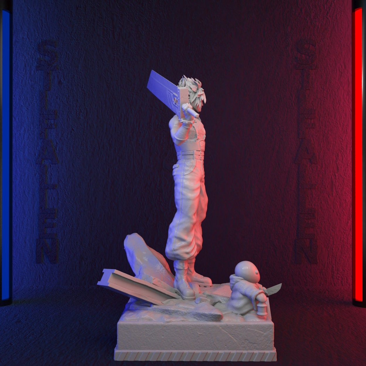 Final Fantasy 3D Printable STL File instant Download Fast and Easy ...