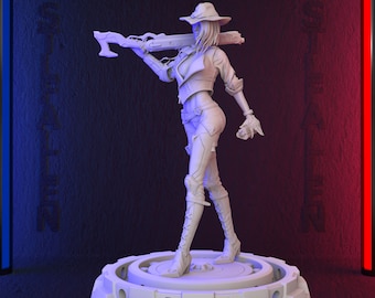 Archivo STL imprimible en 3D de Ashe - Descarga instantánea - Rápido y fácil para Google Drive" ARCHIVO STL