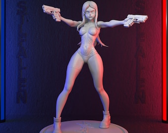 Cyberpunk - Rebecca Edgerunners 3D Printable STL File -Instant Download - Fast and Easy  Google Drive" STL FILE