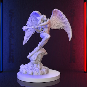 Hawkgirl 3D Printable STL File -Instant Download - Fast and Easy  Google Drive&quot; STL FILE