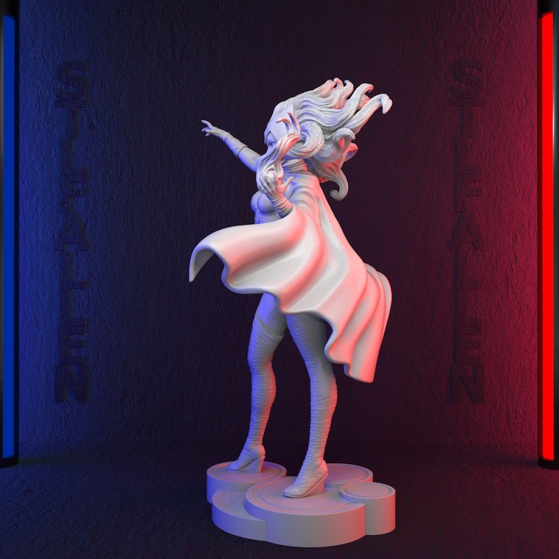 Scarlet Witch 3D Printable STL File -instant Download - Fast and Easy ...