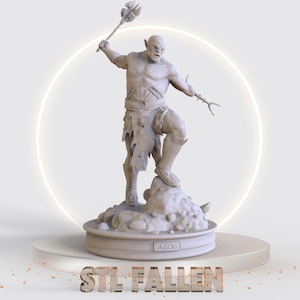 Azog 3D Printable STL File -Instant Download - Fast and Easy  Google Drive&quot; STL FILE