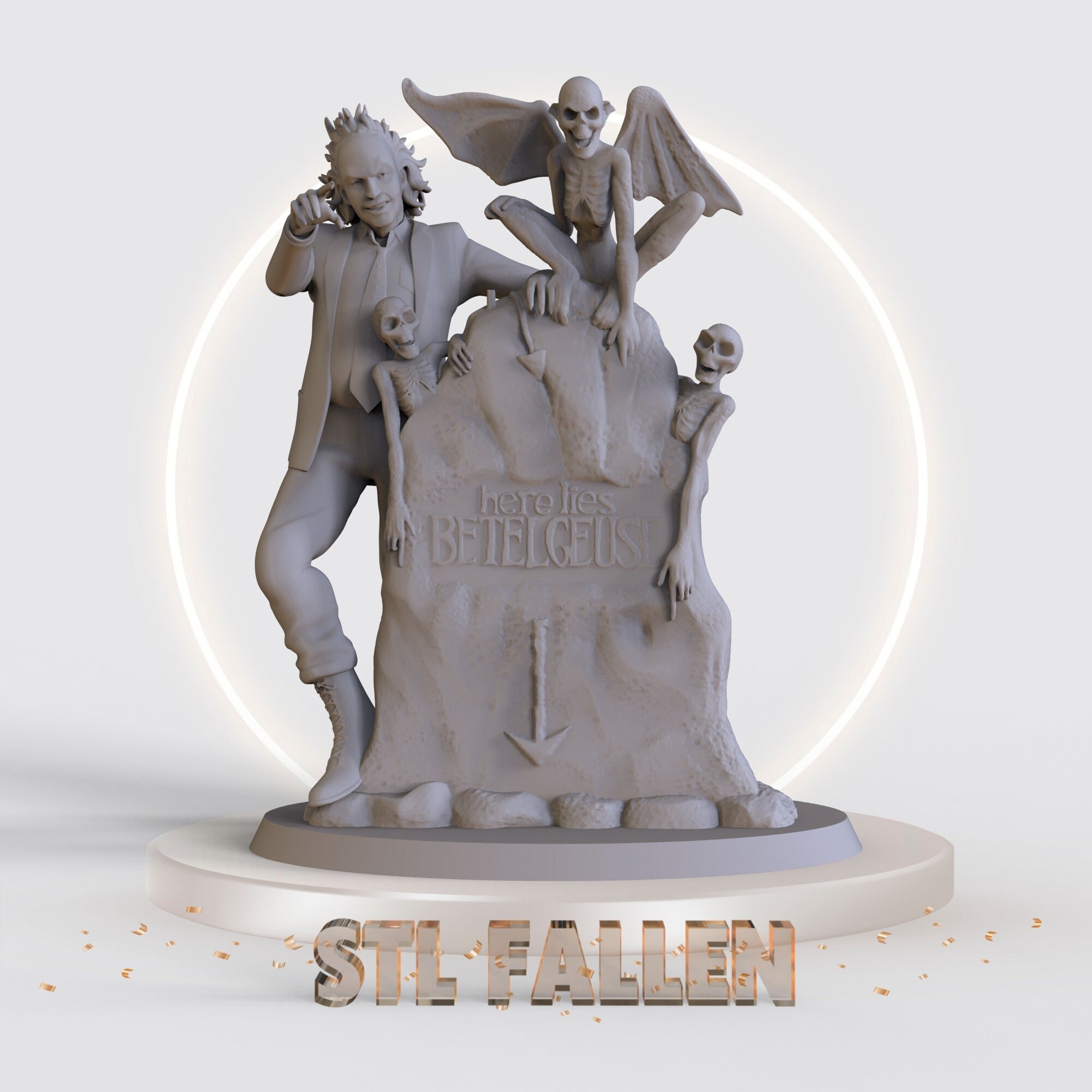 Beetlejuice 3D Printable STL File instant Download Fast and - Etsy