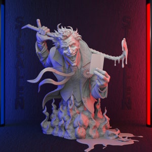 Fichier STL imprimable Maniac Joker Bust 3D - Téléchargement instantané - Google Drive rapide et facile" FICHIER STL