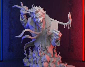 Maniac Joker Bust 3D Printable STL File -Instant Download - Fast and Easy  Google Drive" STL FILE