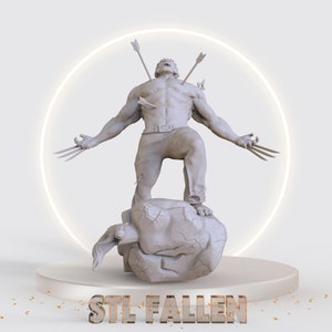 Wolverine statue 3D Printable STL File -Instant Download - Fast and Easy  Google Drive&quot; STL FILE