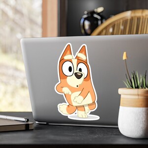 Blue Dog Inspired Stickers - Waterproof Vinyl Stickers /Custom Stickers