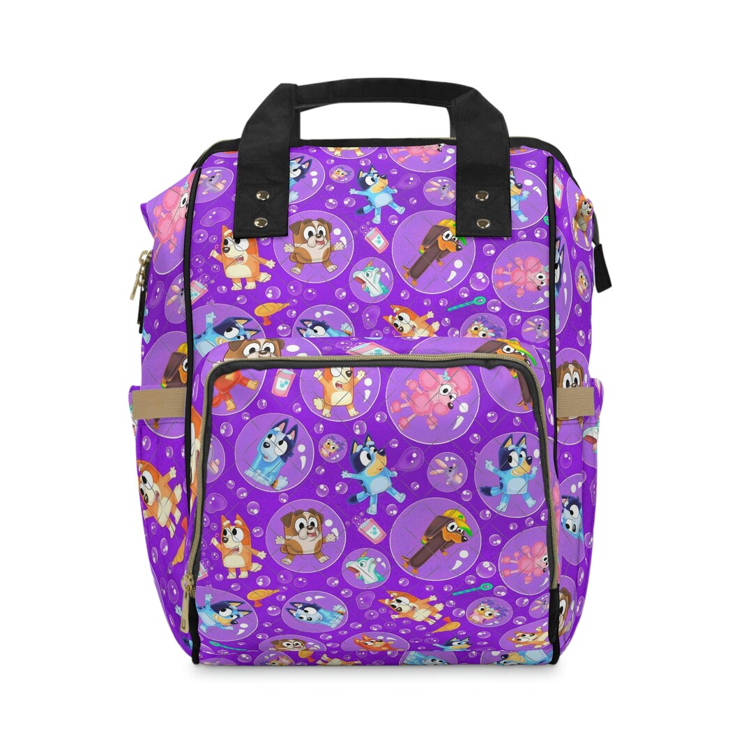 Bluey Bluey School Bag Custom Nappy Bag Bluey Kids Etsy