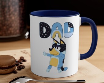 Mug et gobelets inspirés du chien bleu