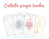 Catholic prayer tracker DIGITAL DOWNLOAD