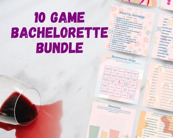 Dazed and Engaged Bachelorette Party Games | 70's Themed Bachelorette | 10 Games for Hen Party or Retro Bachelorette