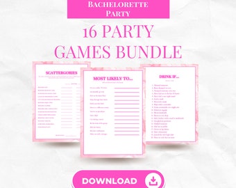 Junggesellinnenabschied Spiele Bundle: 16er Pack Hen Do Spiele (Digitaler Download)