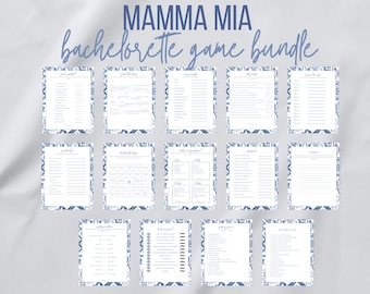 Mamma Mia Bachelorette Party Games: Disco Bridal Shower (Digital Download)