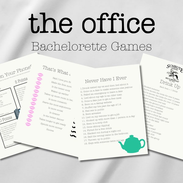 The Office Bachelorette Party Games | Beets, Bears, Bachelorette. The Office Party Games For Your Bachelorette Party or Bridal Shower