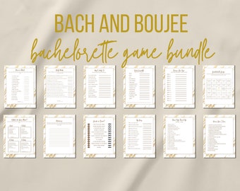 Bach and Boujee Bachelorette Party Games | Gold Bachelorette | Minimalist Bachelorette Party Games | Good as Gold