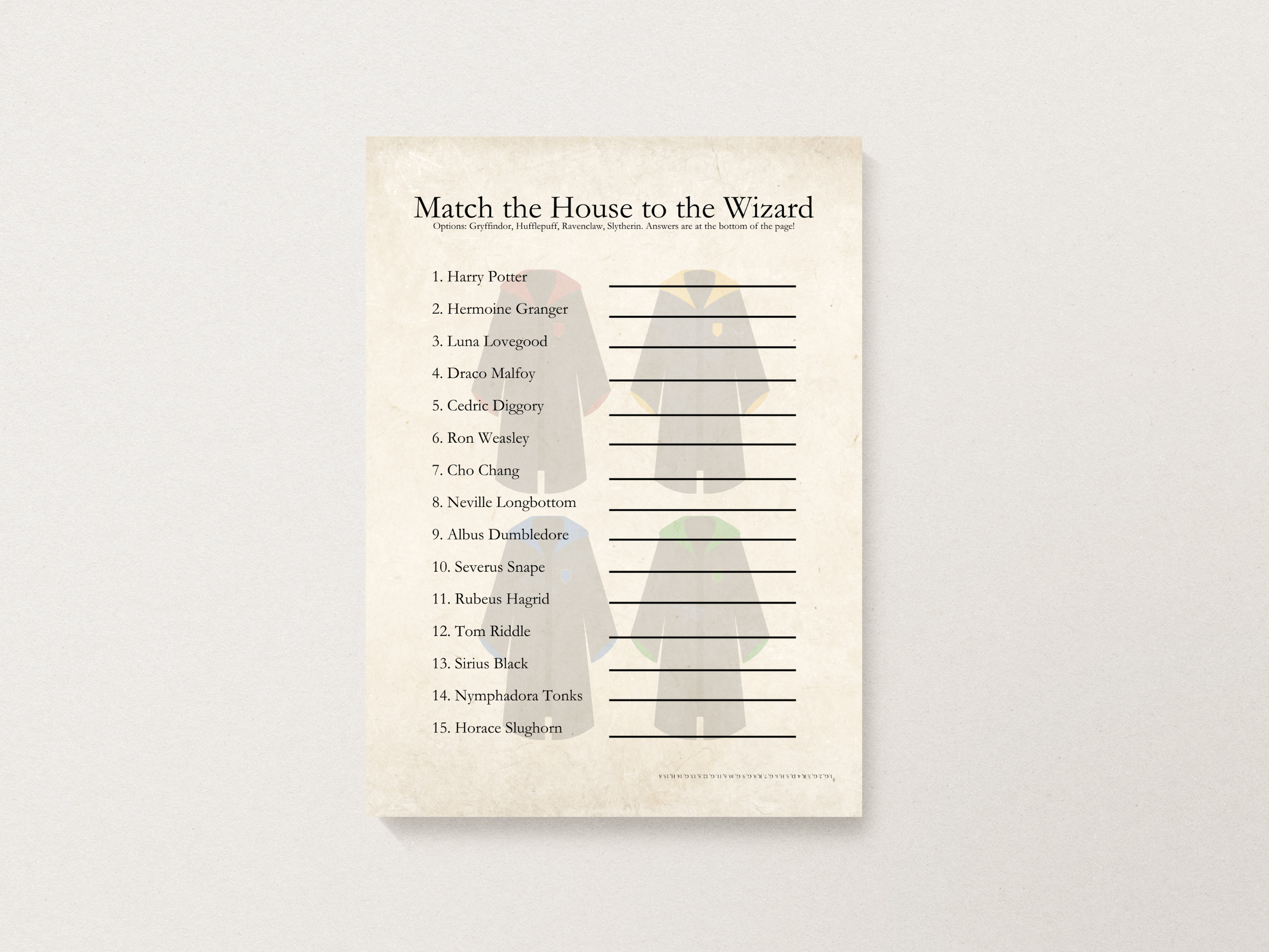 Wizard Party Games Bundle, Printable Wizard Birthday Party Games ...